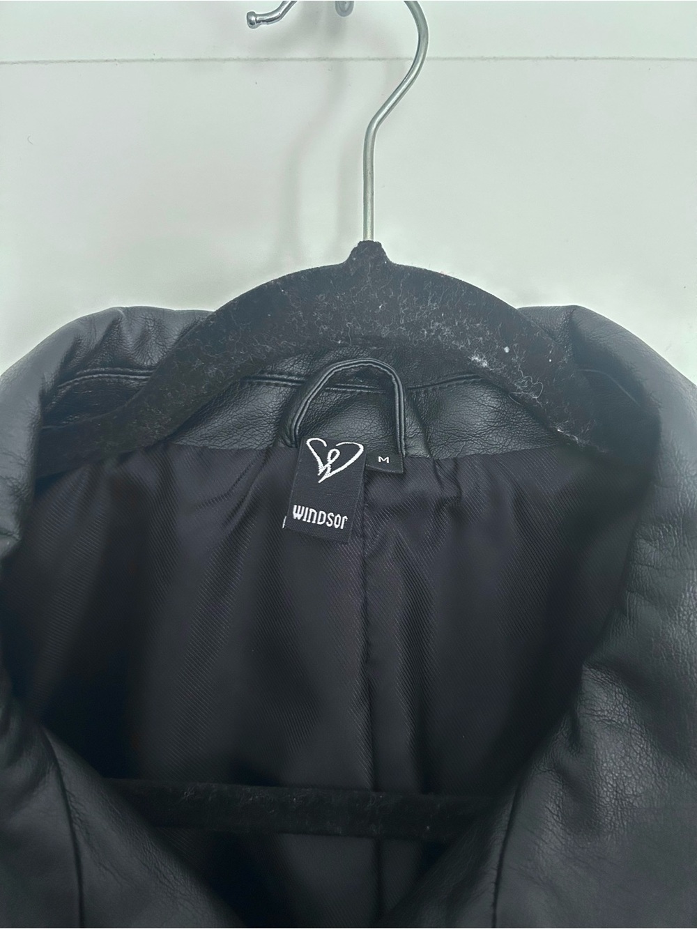 Windsor Black Faux Leather Jacket - Picture 2 of 5